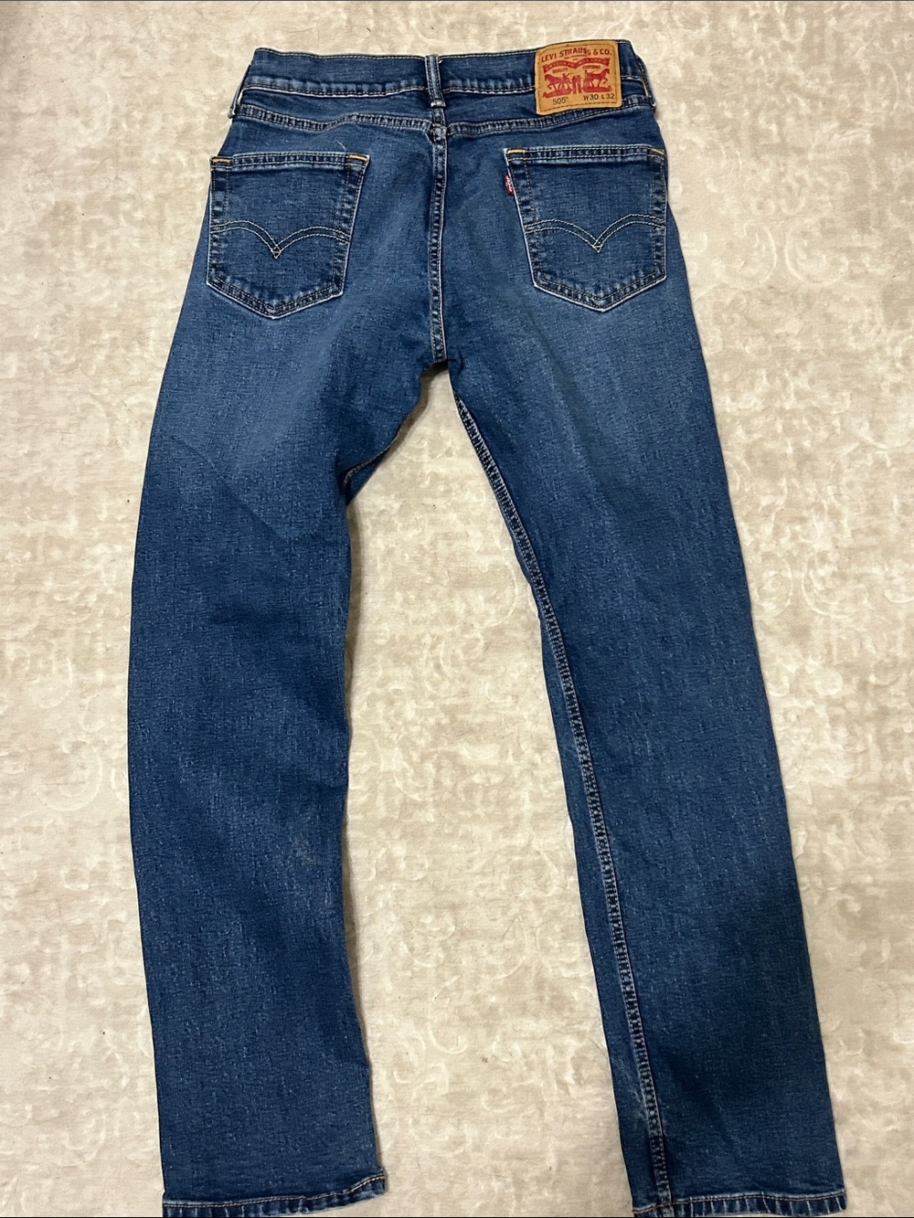 Levi's Men's blue Slim Straight Jeans